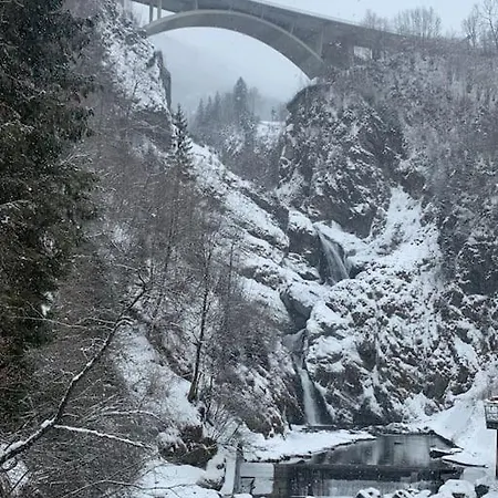 Kleine Alpenhuette In Neben Der Salzach *